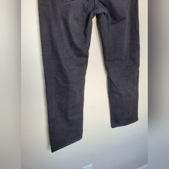 Arizona Jean Co Black Denim Straight Leg Jeans Men's 34x30 America Biker Worker - Picture 10 of 13